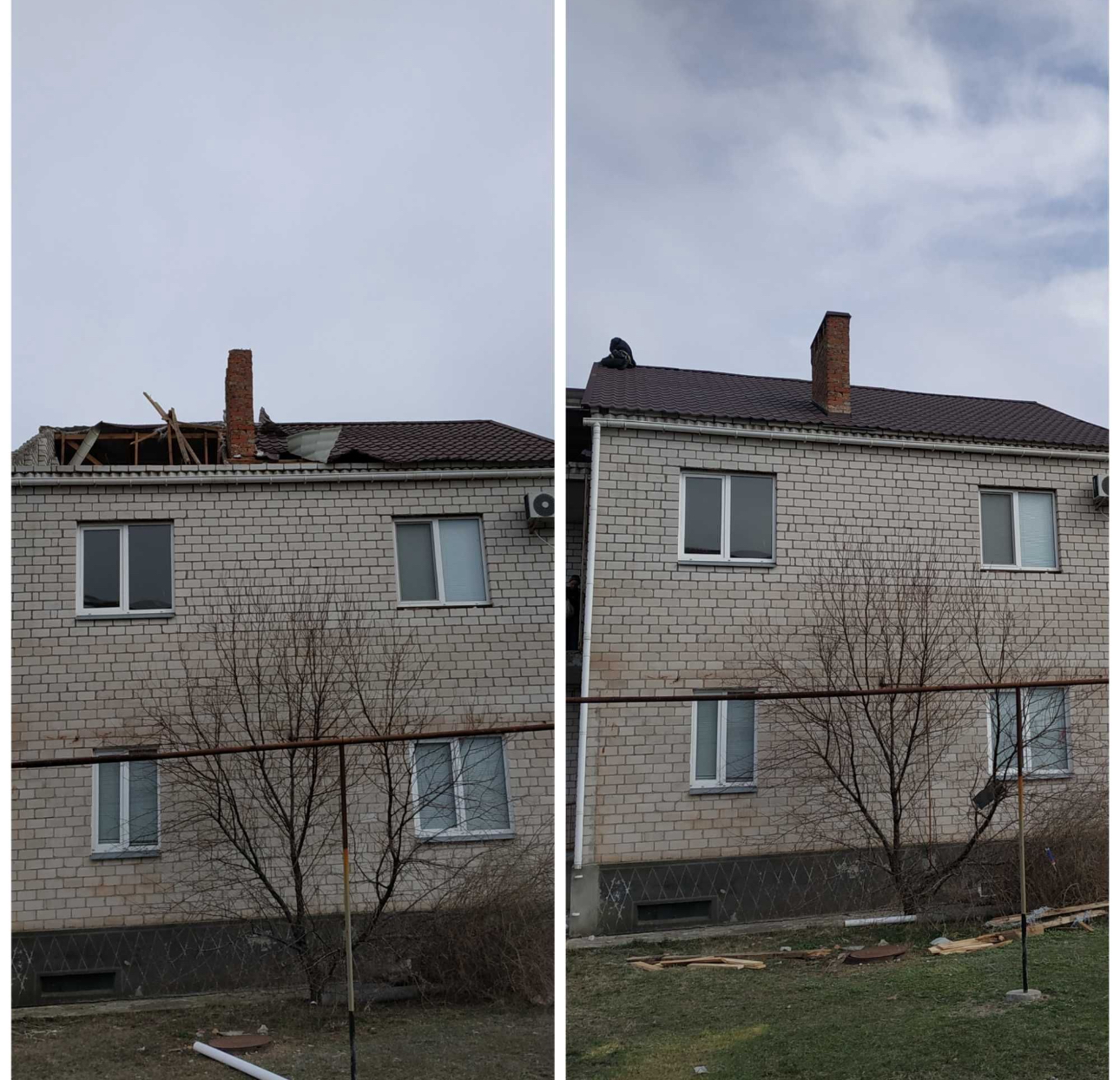 Ремонт покрівлі Полтава – заміна старої металочерепиці, відновлення герметичності даху